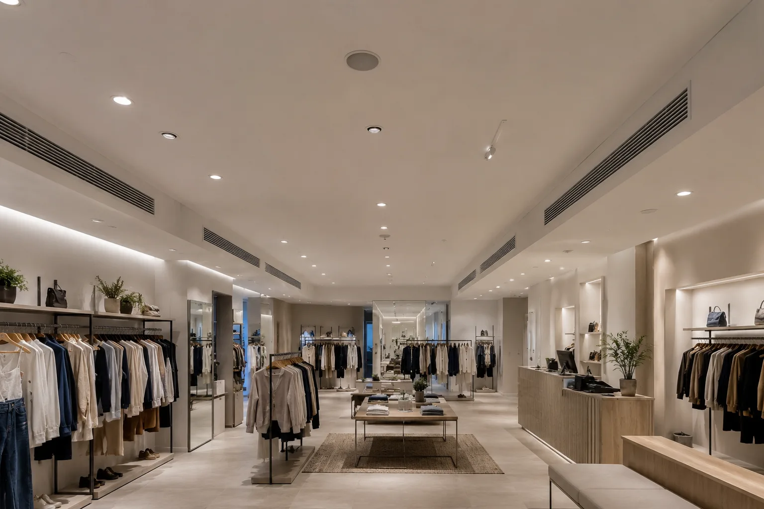 Instalación de sistema de climatización por conductos en local comercial